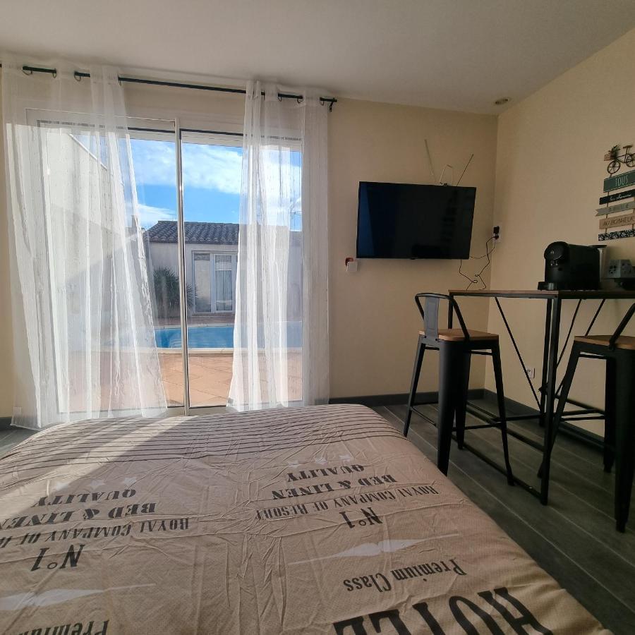 Chambre Avec Piscine Partagee Marcorignan Экстерьер фото